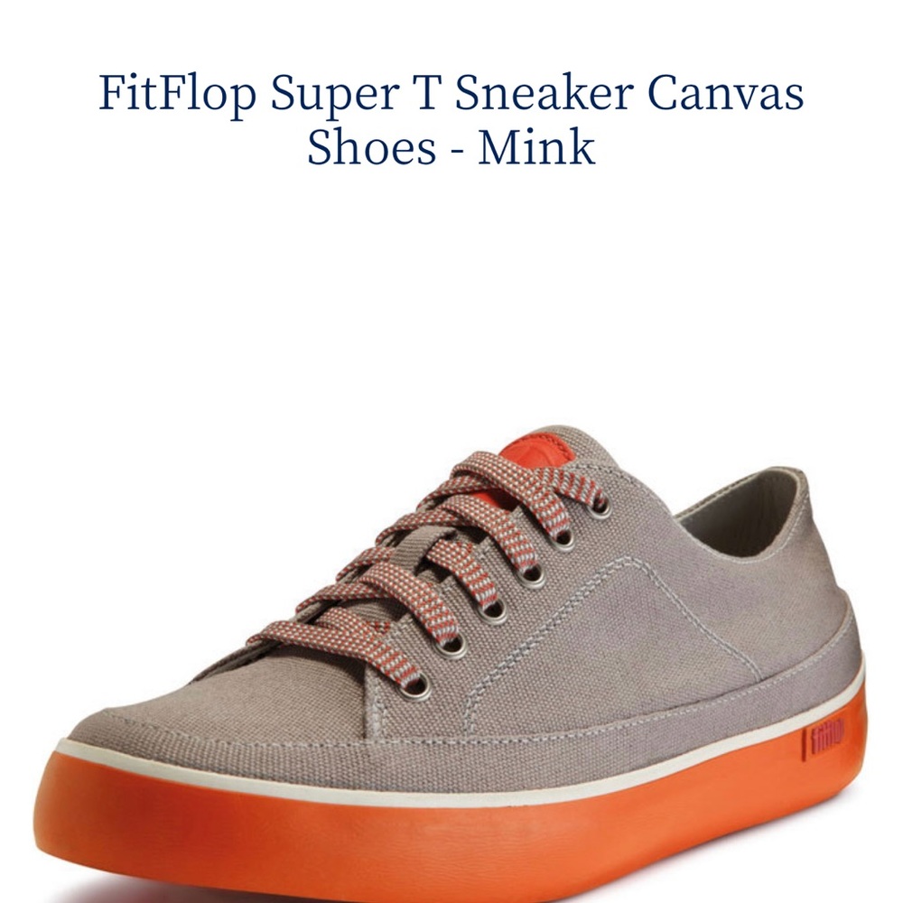 FitFlop Super T Sneaker Canvas color Mink (gray)